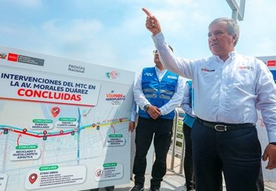 MTC concluye obras complementarias en la avenida Morales Duárez y mejora acceso al nuevo aeropuerto Jorge Chávez